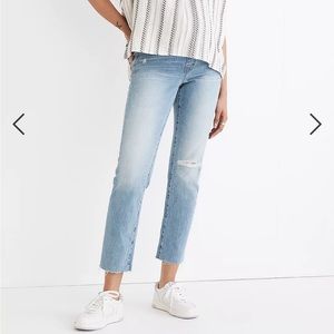 Madewell maternity perfect vintage jeans in coney wash - size 24